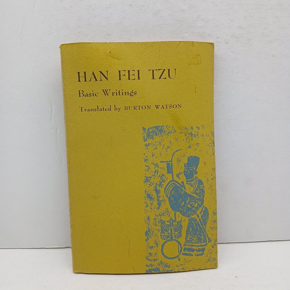 Han Fei Tzu Basic Writings Burton Watson 1964 Paperback 1st Ed Asian Philosophy